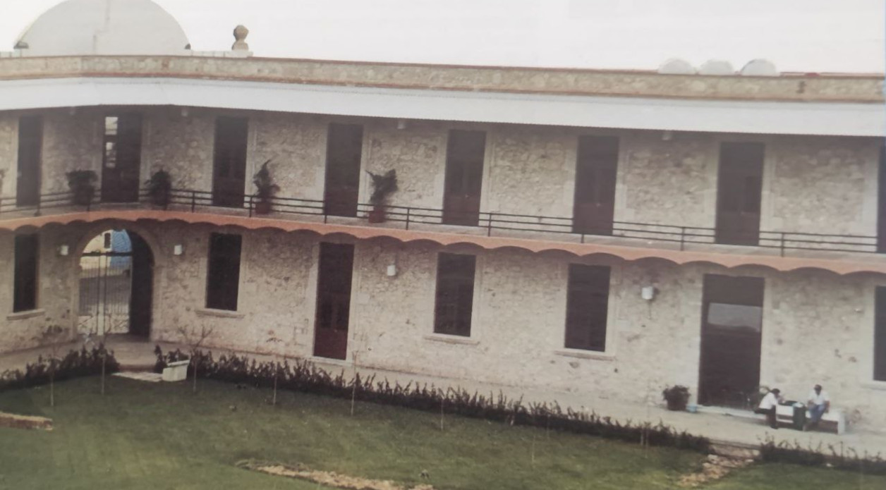 Toma aérea de la construcción